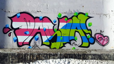 Graffiti Wall - Photo by dacrew