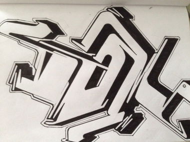 Graffiti Sketch - Photo by dame (2013)