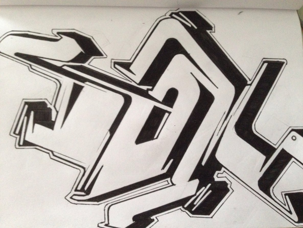 Graffiti Sketch - Photo by dame (2013)