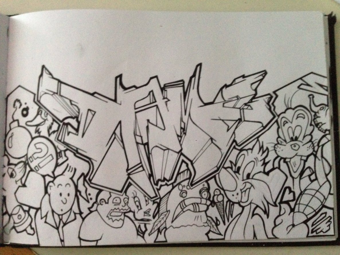 Graffiti Sketch - Photo by dame