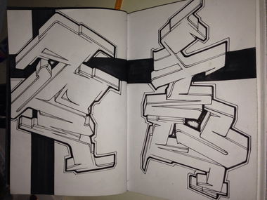 Graffiti Sketch - Photo by dame