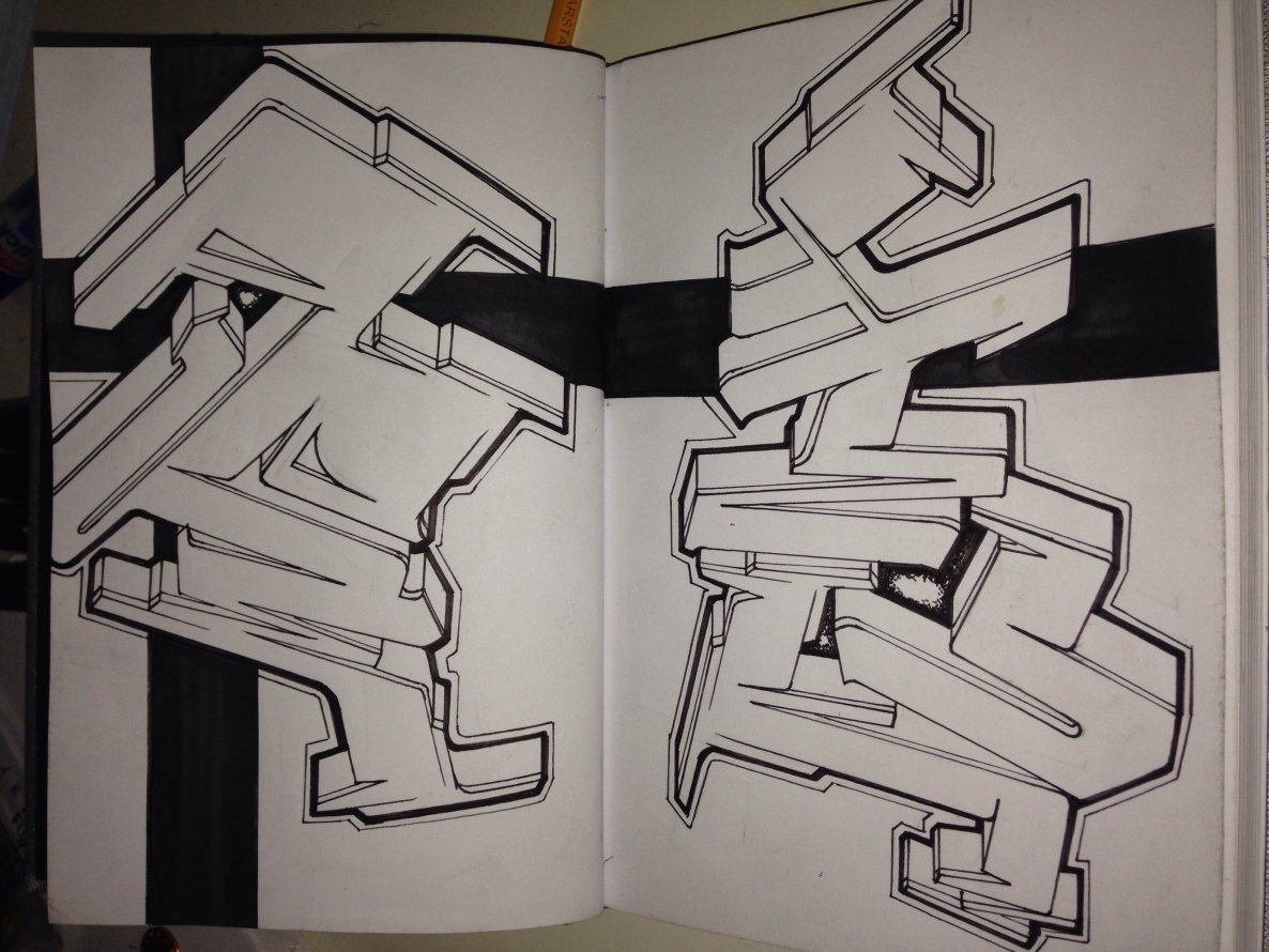 Graffiti Sketch - Photo by dame