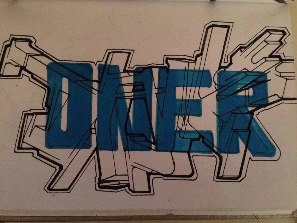Graffiti Sketch - Photo by dame