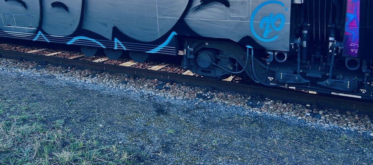 Graffiti Train in Vienna - Photo by dampfnudel