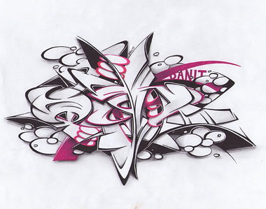 Graffiti Sketch in Stary Nart - Photo by dan322 - dan, wild, style (2013)