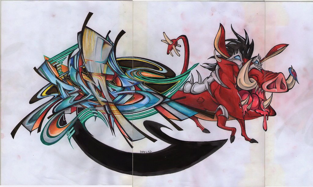 Graffiti Sketch in Rzeszow - Photo by dan322