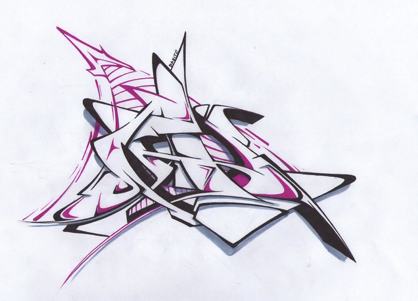 Graffiti Sketch in Rzeszow - Photo by dan322