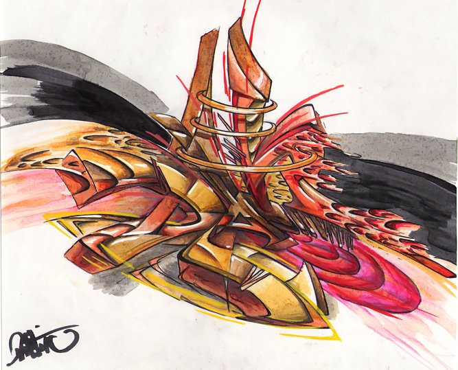 Graffiti Sketch - Photo by dan322