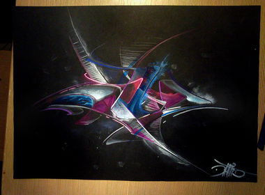 Graffiti Sketch in Rzeszow - Photo by dan322