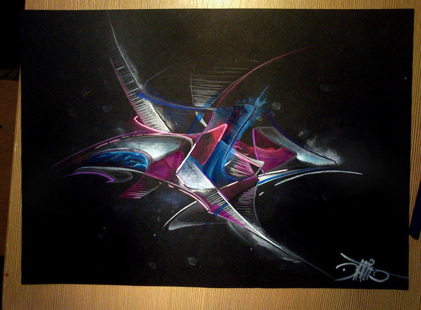 Graffiti Sketch in Rzeszow - Photo by dan322