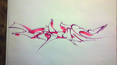 Graffiti Sketch in Rzeszow - Photo by dan322