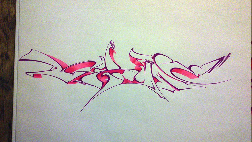 Graffiti Sketch in Rzeszow - Photo by dan322