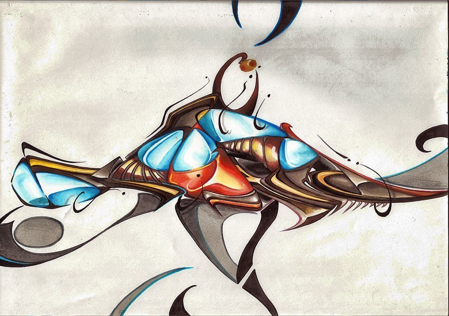 Graffiti Sketch in Rzeszów - Photo by dan322