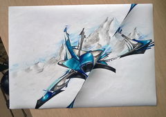 Graffiti Sketch in Rzeszów - Photo by dan322