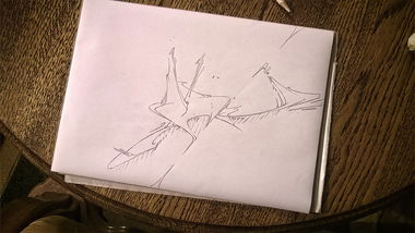 Graffiti Sketch in Rzeszów - Photo by dan322