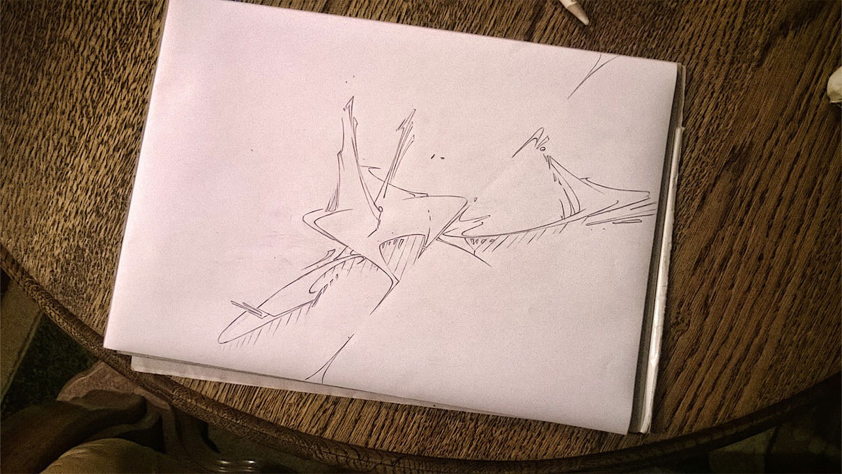 Graffiti Sketch in Rzeszów - Photo by dan322