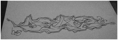 Graffiti Sketch - Photo by dancind - beatz