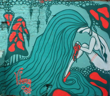 Graffiti Wall - Photo by dandelion - london