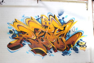 Graffiti Wall in België - Photo by davidduits