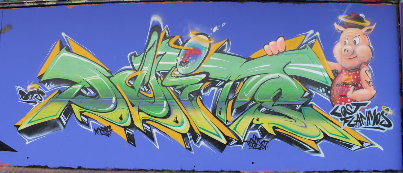 Graffiti Wall in België - Photo by davidduits