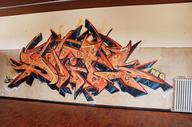 Graffiti Wall in Poperinge belgium - Photo by davidduits - NBQpro (2015)