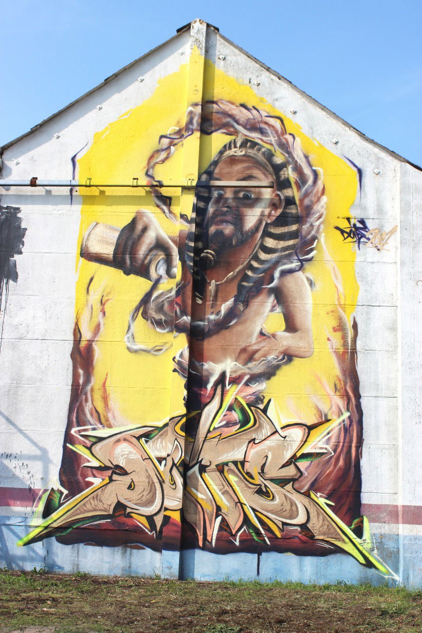 Graffiti Wall in België - Photo by davidduits