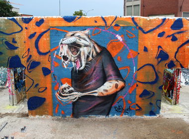 Graffiti Wall in Gent - Photo by davidduits - duits, NBQpro, 2015 (2015)