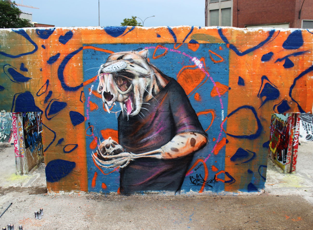 Graffiti Wall in Gent - Photo by davidduits - duits, NBQpro, 2015 (2015)