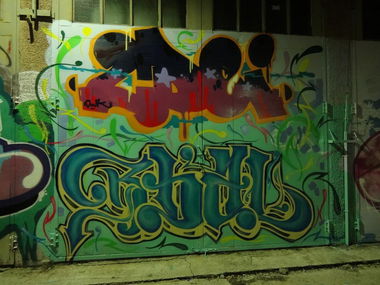 Graffiti Wall - Photo by daybeforetommorow - tribal, dey2, dwk (2013)