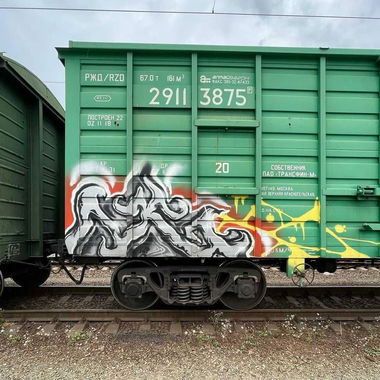 Graffiti Train - Photo by deadkennedis