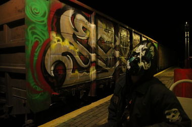 Graffiti Train - Photo by deadkennedis