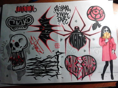 Graffiti Sketch - Photo by deadkennedis