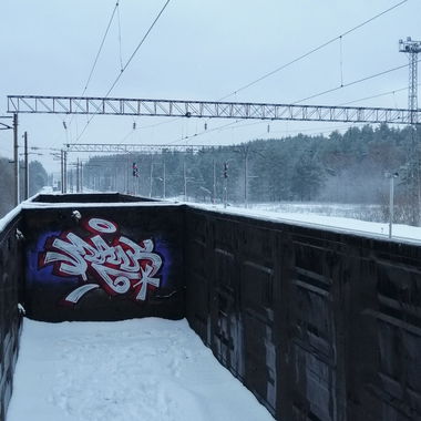 Graffiti Train - Photo by deadkennedis
