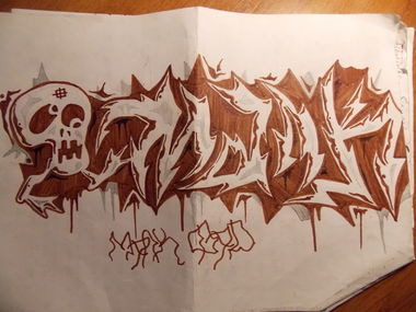 Graffiti Sketch - Photo by deadkennedis (2014)