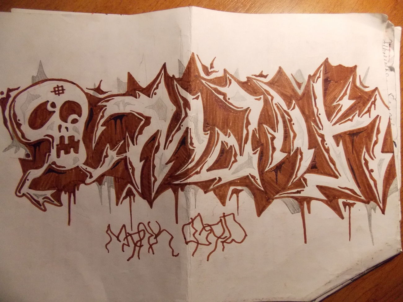 Graffiti Sketch - Photo by deadkennedis (2014)