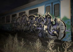 Graffiti Train - Photo by deadkennedis