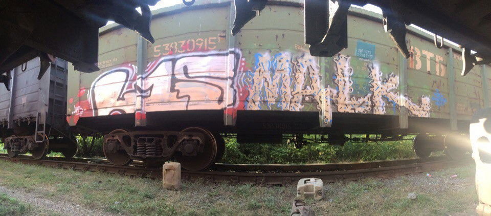 Graffiti Train - Photo by deadkennedis