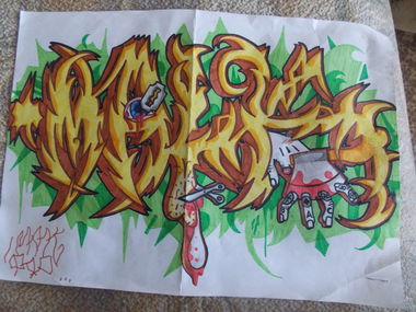 Graffiti Sketch - Photo by deadkennedis (2016)