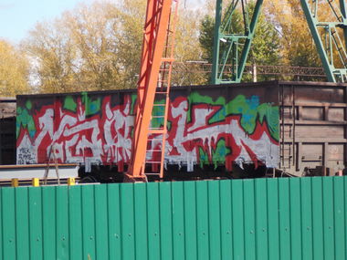 Graffiti Train - Photo by deadkennedis (2015)