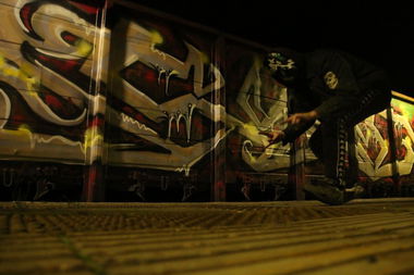 Graffiti Train - Photo by deadkennedis