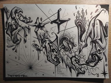 Graffiti Sketch - Photo by deadkennedis