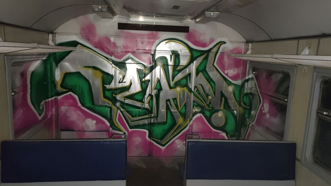 Graffiti Train in Указать Местоположение - Photo by deadkennedis
