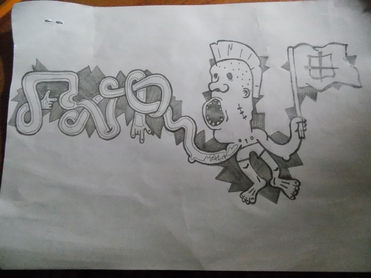 Graffiti Sketch - Photo by deadkennedis (2014)