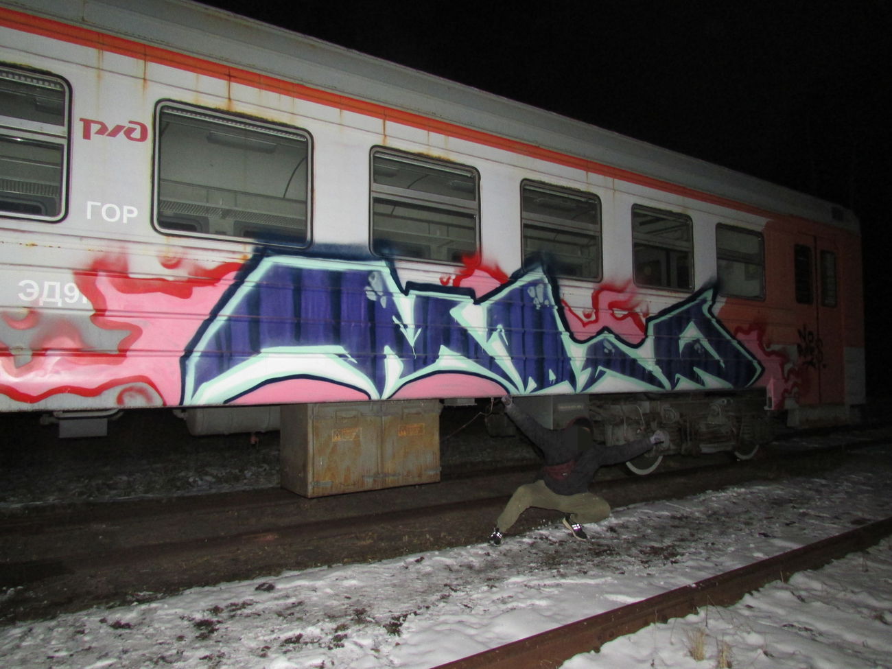 Graffiti Train - Photo by deadkennedis
