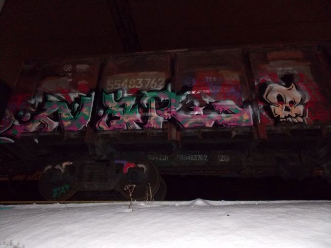 Graffiti Train - Photo by deadkennedis (2013)
