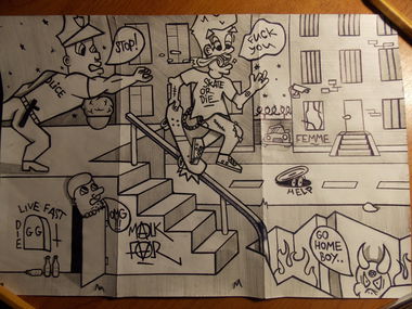 Graffiti Sketch - Photo by deadkennedis (2015)