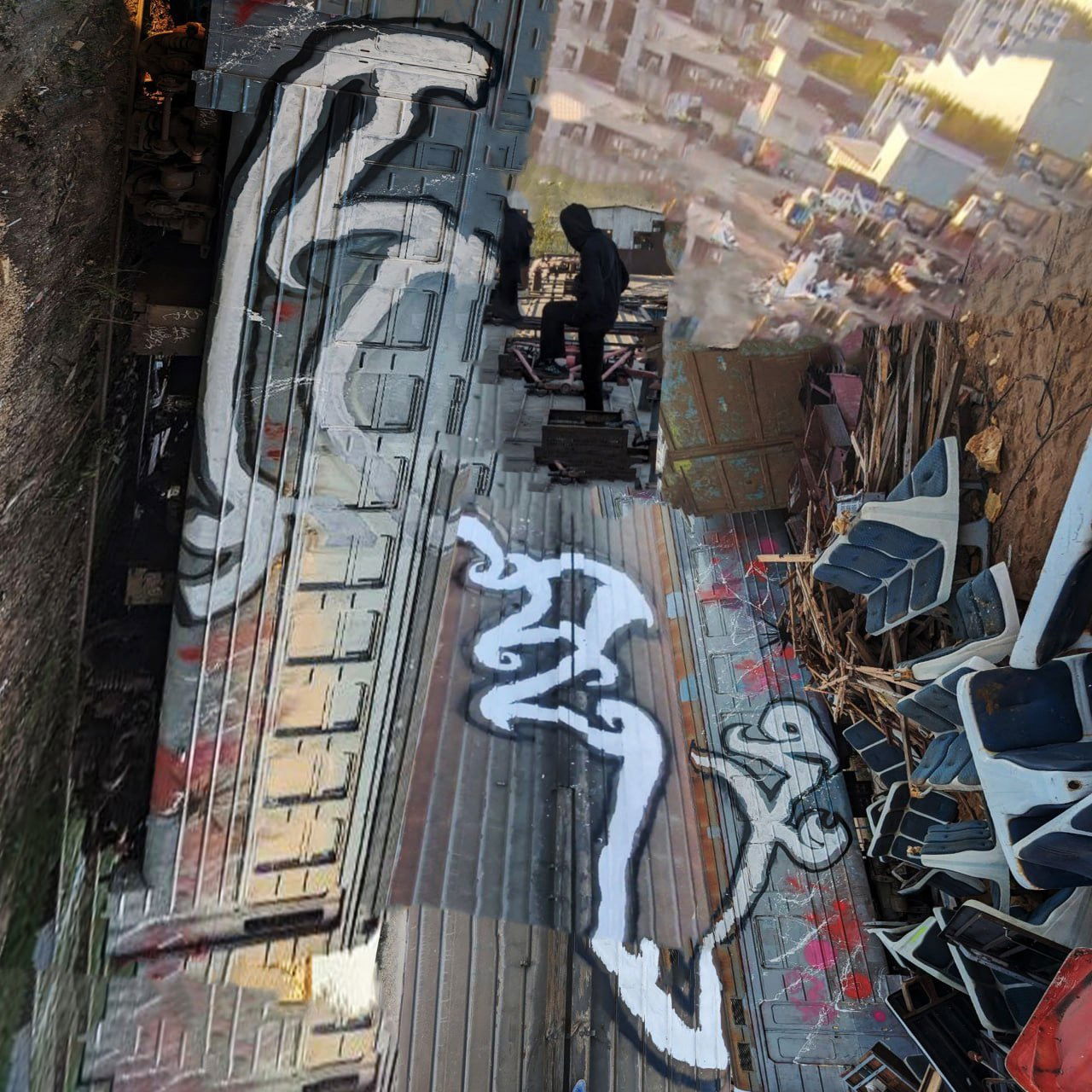 Graffiti Train - Photo by deadkennedis