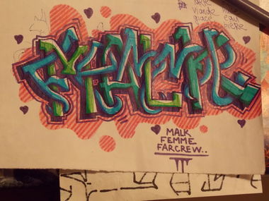 Graffiti Sketch - Photo by deadkennedis