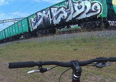 Graffiti Train - Photo by deadkennedis