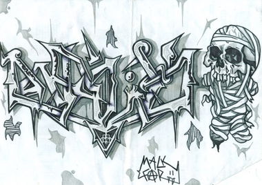 Graffiti Sketch - Photo by deadkennedis (2016)